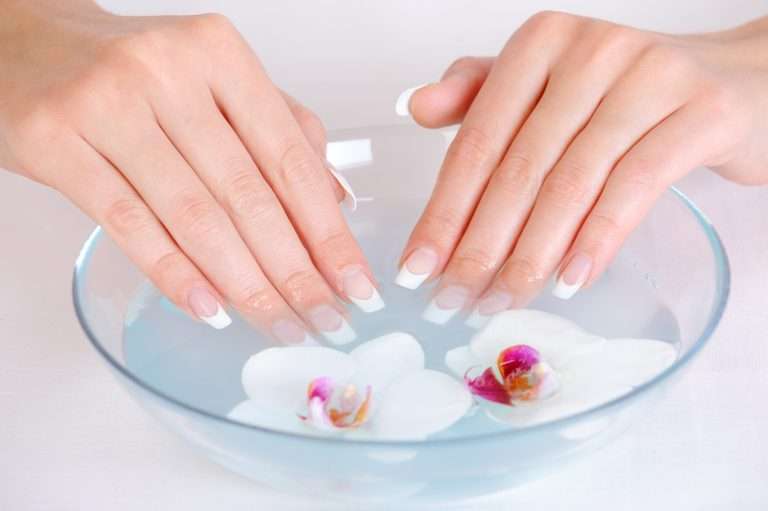 French manucure sur extensions