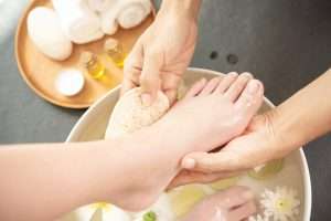 Soins et hydratation pieds