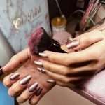 ongles a domicile hauts de seine - extensions paillettes - chloe lhd